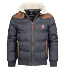Geographical Norway Herren Winter Jacke Daunenjacke Steppjacke Grau NEU & OVP