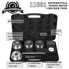 11001 Deluxe Pinion Depth Gauge Checker Tool Set For GM Ford Chrysler Dana 30-80