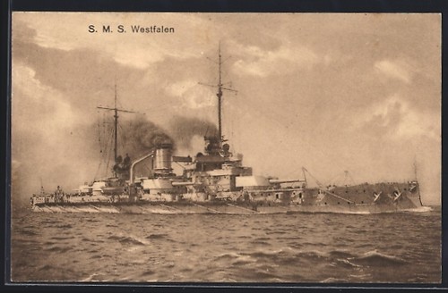 Kriegsschiff sms westfalen - kriegsschiff,
