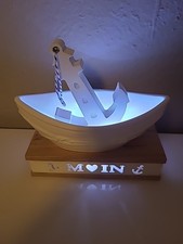 Maritim  Holztablett mit Licht