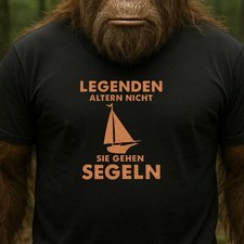 T-Shirt Herren Legenden gehen