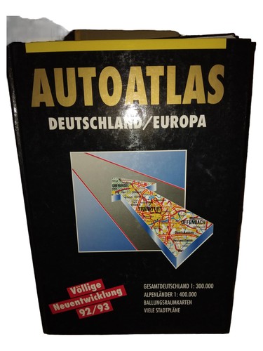 Autoatlas deutschland europa - autoatlas,
