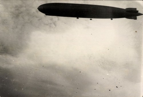 Foto luftschiff zeppelin - ak, luftschiff,
