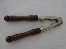 Nußknacker-Zange Edelstahl mit Holzgriff