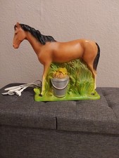 Heico Pferde Lampe 15W Nachtlicht Tischleuchte  Neuwertig