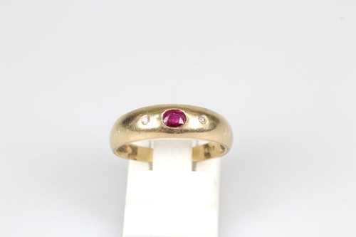 Ring karat gold rubin - gold,