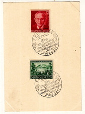 Reich Brief : Sonderstempel Peter Rosegger / Krieglach 31.07.1943