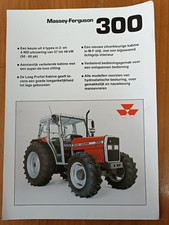 Prospekt Massey Ferguson 300 Sprache: NL traktor schlepper Brochure 20