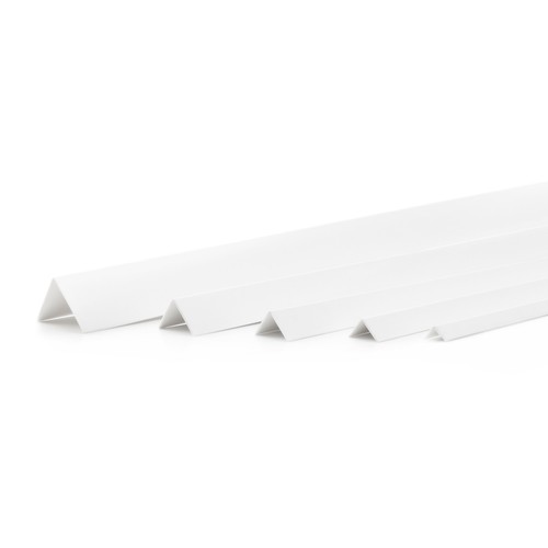 Winkelleisten weiss pvc - weiss,