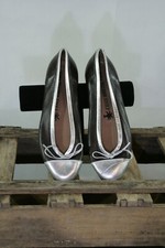 Anna Valerie Adolf Ballerinas in braun/silber  Gr. 37,5  375/11   *bitte messen*