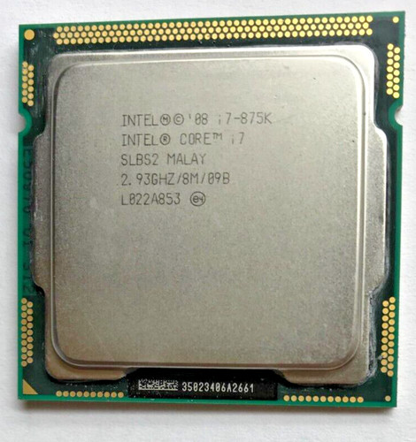 Intel core 875k - core, slbs2