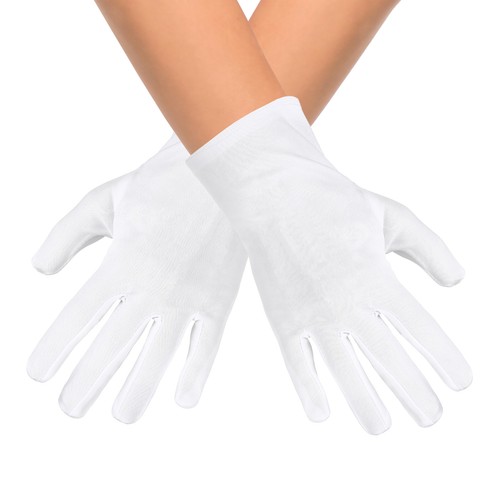 Kinder handschuhe weiß 1 - handschuhe,