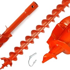 Ø 60mm 800 mm Profi Erdlochbohrer Erdbohrer Erdaufbereiter Bohrer Pfahlbohrer