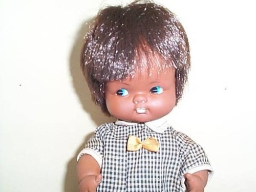Vintage gummipuppe babypuppe - gummipuppe,