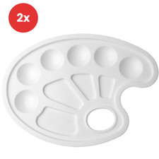 2x Mischpallette Malerpalette