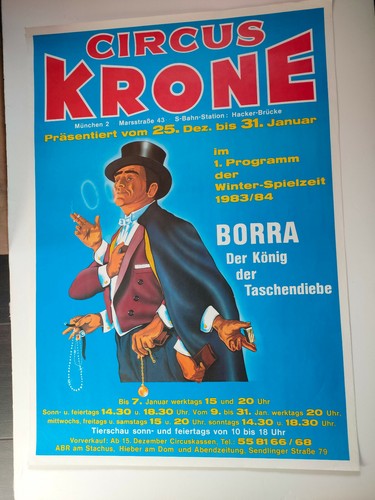 Plakat circus krone borra - circus,