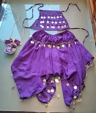 Mädchen Prinzessin Bauchtänzerin Gr. 110, 116 122 128 134 140 Fasching Karneval 
