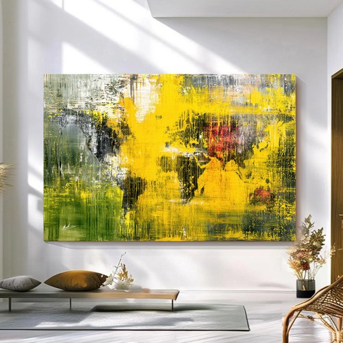 Weltkarte leinwandbild xxl - leinwandbild,