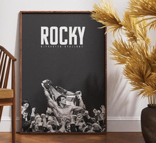 Rocky Movie Poster Retro