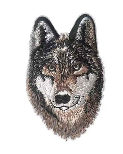 Wolf tier bügelbild patch - wolf,