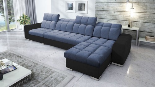 Sofa mit ottomane wohnzimmer - sofa,