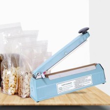 210W 8 Zoll Plastiktüte Impulse Sealer Verpackung Dichtung  Heisssiegelmaschine