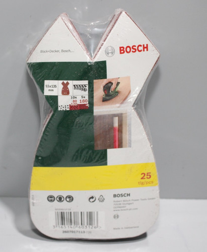 Bosch 25tlg schleifblatt set - bosch,