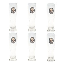 6x Franziskaner Bierglas