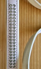 Hundehalsband Swarovski Hunter rosa und Leine