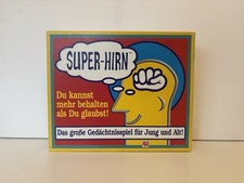 Super Hirn Gesellschaftsspiel von Jumbo Familienspiel Merkspiel Vintage Komplett