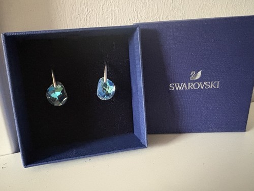 Swarovski ohrringe hellblau - ohrringe,