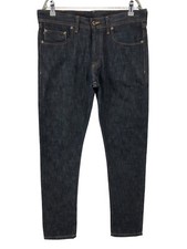 LIVID JEANS Herren SELVEDGE Tapered Regular Jeans Größe W32 L34