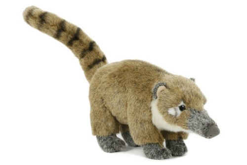 Plüschtier nasenbär 35cm - plüschtier,