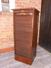 Jugendstil Rolladenschrank Rollschrank Notenschrank Schubladenschrank nußbaum