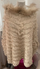 Poncho NEU Pelzponcho Echt