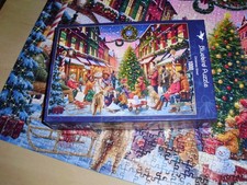 Bluebird Puzzle, 1000 Teile, Christmas Street, Weihnachten - neuwertig