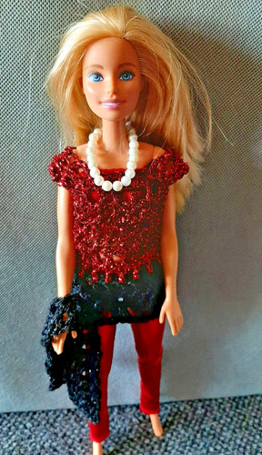 Barbie kleidungs set glanz - ,