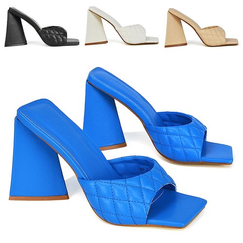 Damen high heel pantoletten - damen,