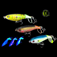 3x 10cm Popper TopWater