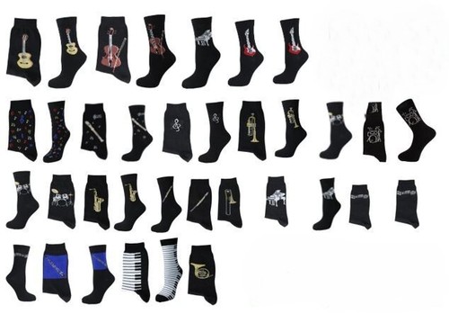 Musik socken motiv - socken,