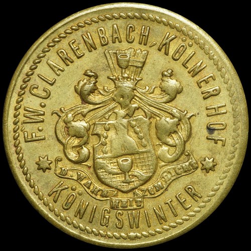 Wertmarke pfennig f w - wertmarke:, pfennig.