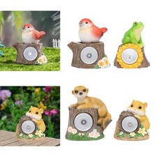 Tier Außen Statue mit Solar