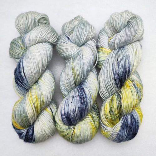 Handgefärbte sockenwolle 100g - sockenwolle,