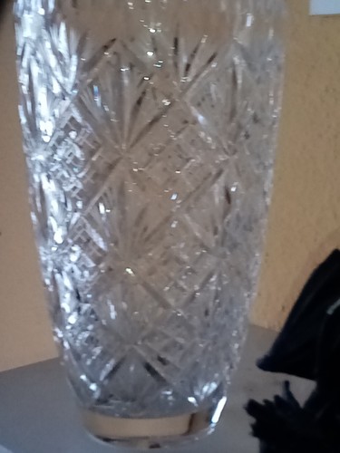 Bleikristall blumenvase - ,