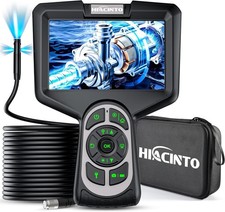 IP68 Wasserdicht Rohrkamera, 8mm Hiacinto Endoskopkamera mit Licht 20m, 5-Zoll-I