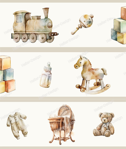 Wandborduere babyzimmer - wandborduere,