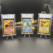 Pokemon Black Star Promo 21 Moltres 48 Articuno 23 Zapdos PGS 8/6/8 Promo Karten