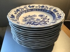 12 Stück Hutschenreuther Zwiebelmuster Speiseteller Essteller 25,5 cm