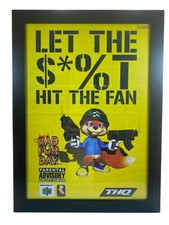 Conkers Bad Fur Day - Werbung / Poster (Gerahmt) 34,7 x 47 cm