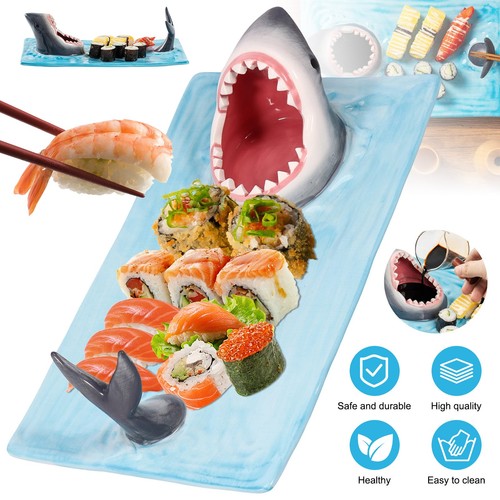 Haifischform sushi platte - sushi,